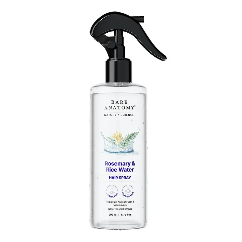 Nature x Science Rosemary Water and Rice Water |100% Natural Extract | Soft & Smooth Hair Non-Greasy & Fast Absorbing | 200 ml