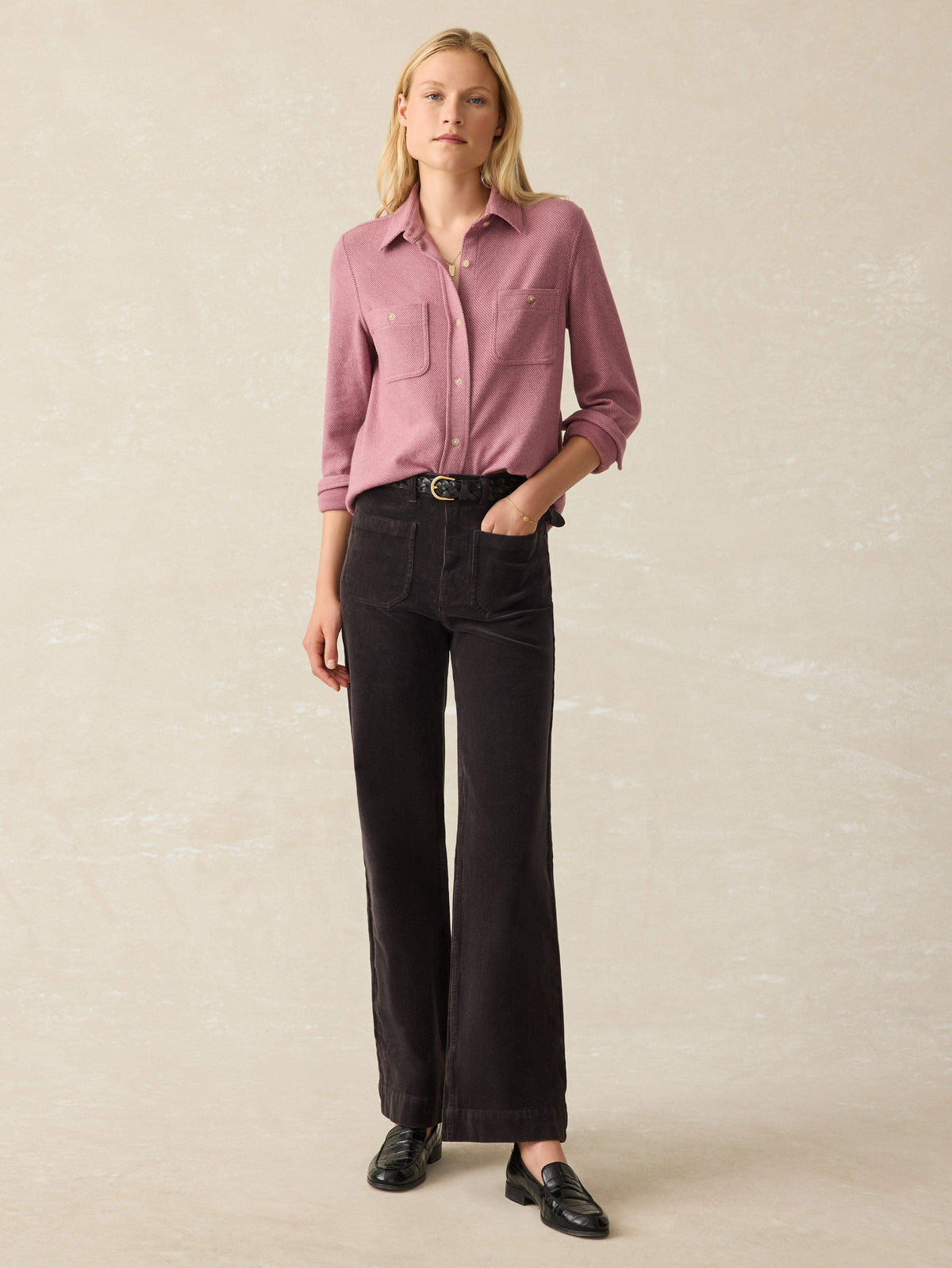 Legend™ Sweater Shirt - Rose Twill