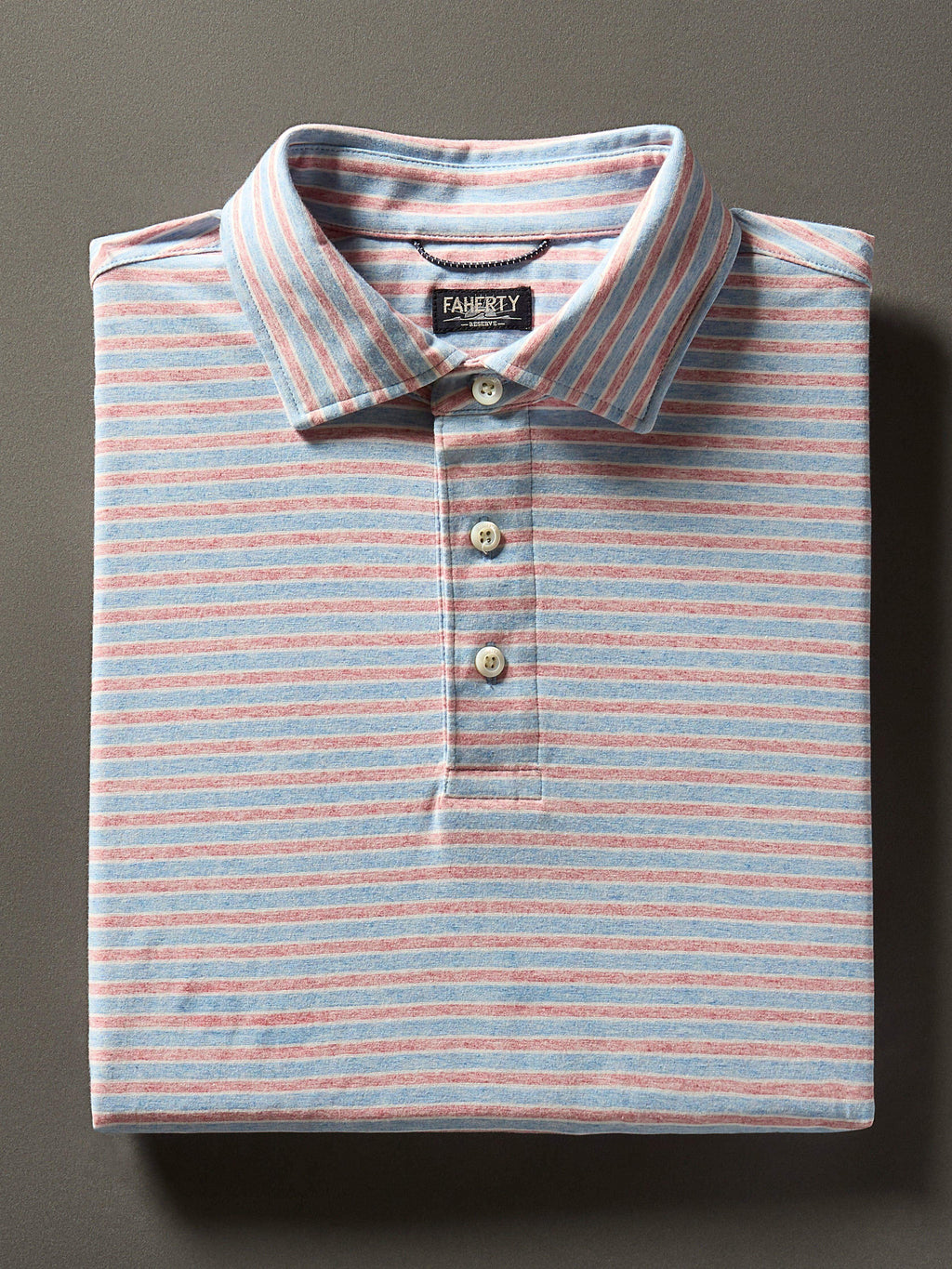 Short-Sleeve Movement™ Polo Shirt - Horizon Line Stripe