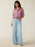 Sunwashed Canvas Overshirt - Weathered Orchid