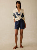 Laguna Linen Bayview Short - Navy