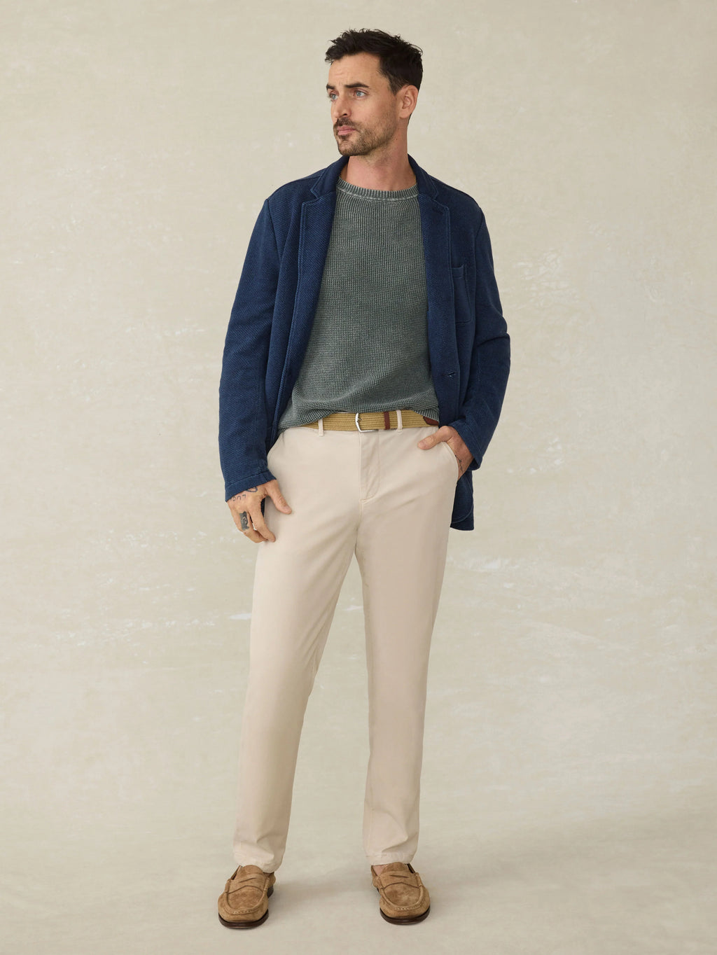 Inlet Knit Blazer (Tall) - Hendricks Indigo Wash