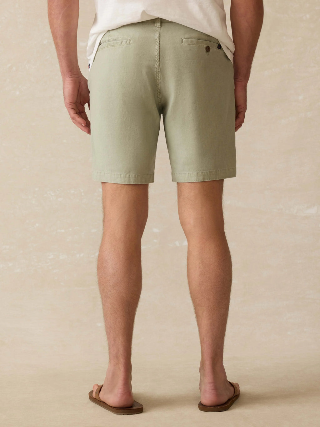 Tradewinds Linen Blend Short - Sage Mist