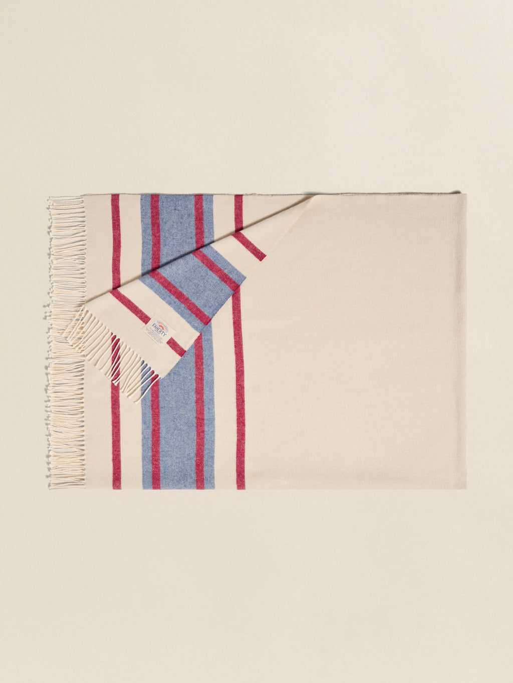 Brushed Recycled Cotton Blanket - Thompson Stripe