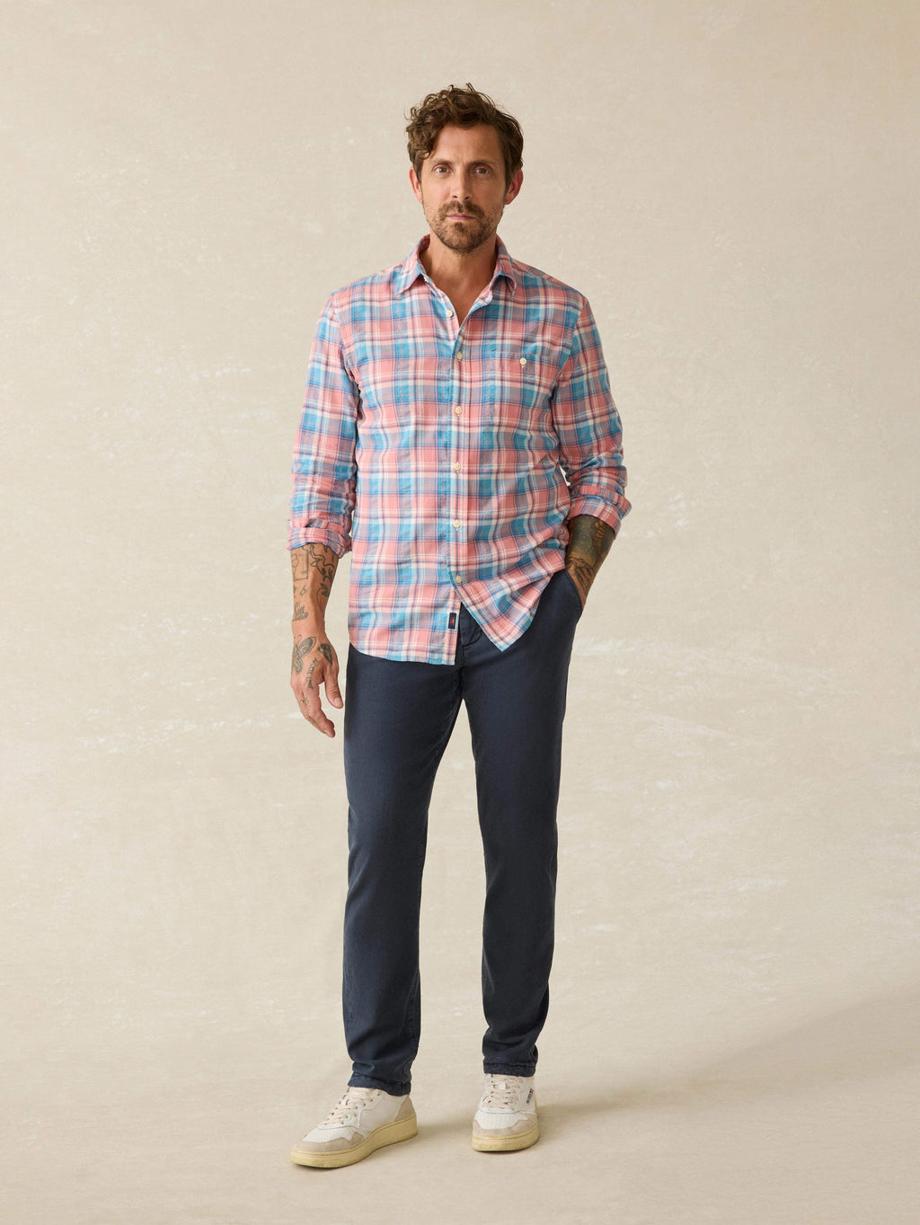 Delray Shirt - Sun Berry Plaid
