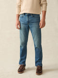 Stretch Terry Indigo 5-Pocket Pant - Indigo Ocean Wash