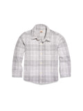 Kids Legend™ Sweater Shirt - Winter Clouds Plaid