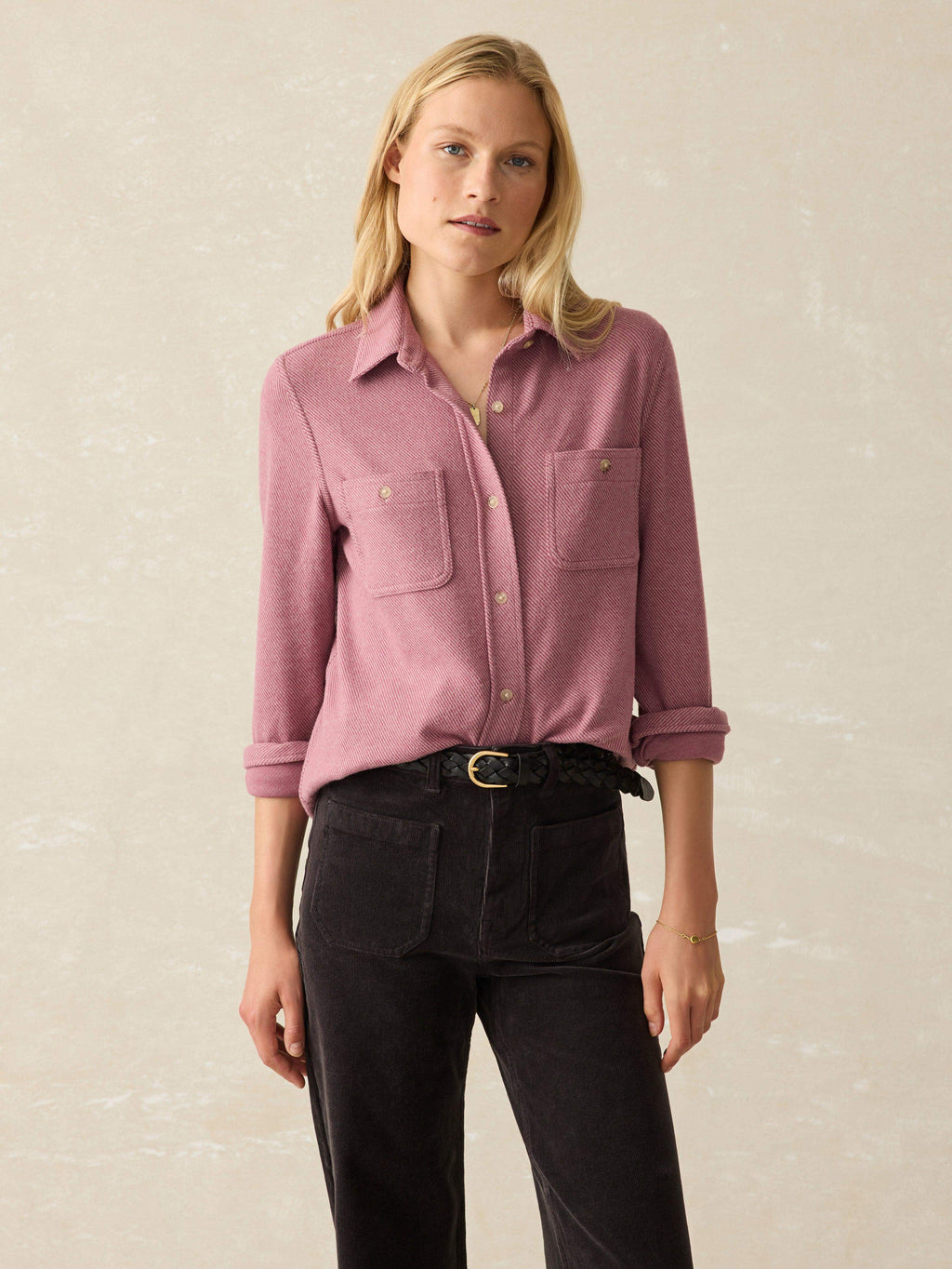 Legend™ Sweater Shirt - Rose Twill