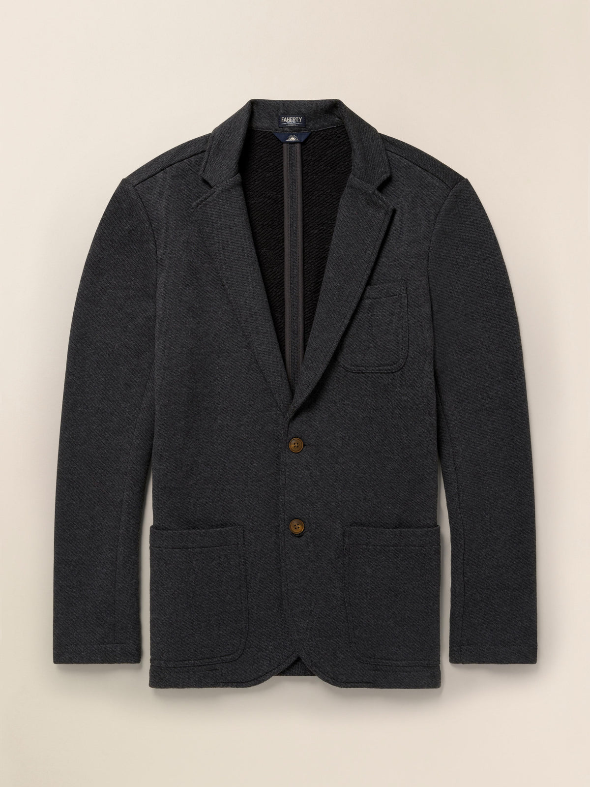 Inlet Knit Blazer (Tall) - Black Sky Melange