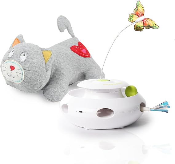 Cat Heartbeat Plush Toy and Interactive Toy Bundle product image