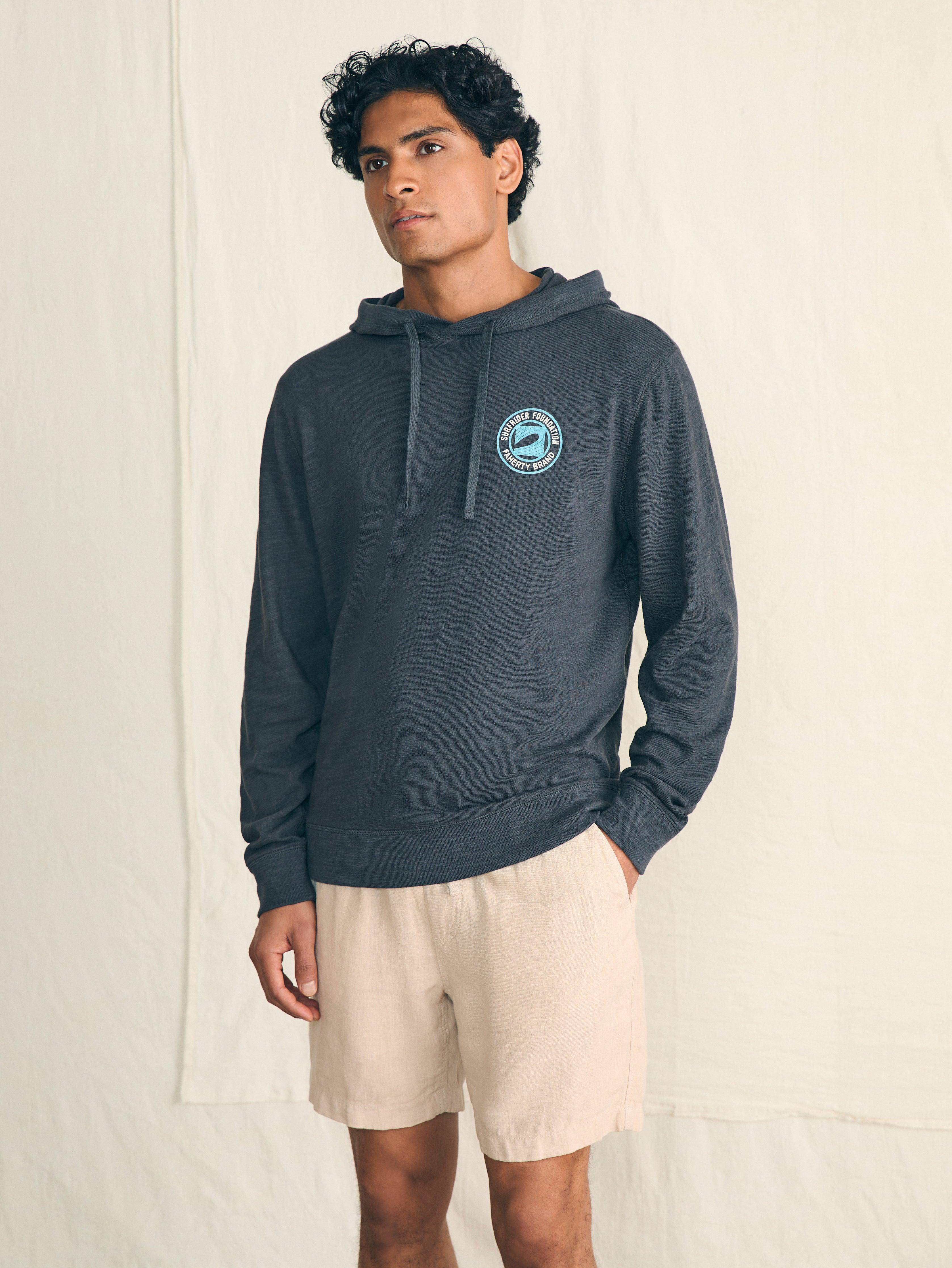 Surfrider Sunwashed Slub Hoodie - Graphite