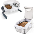 Elevated Dog Bowl and Food Storage Bundle product image