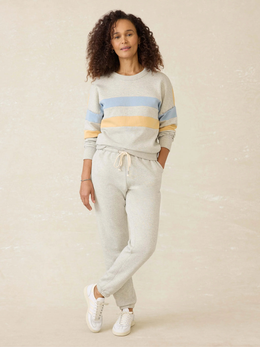 High Standard Fleece Crew - Sunset Bay
