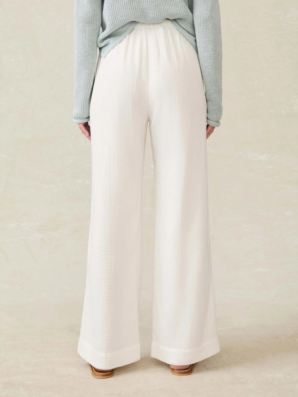 Laidback Gauze Pant - White