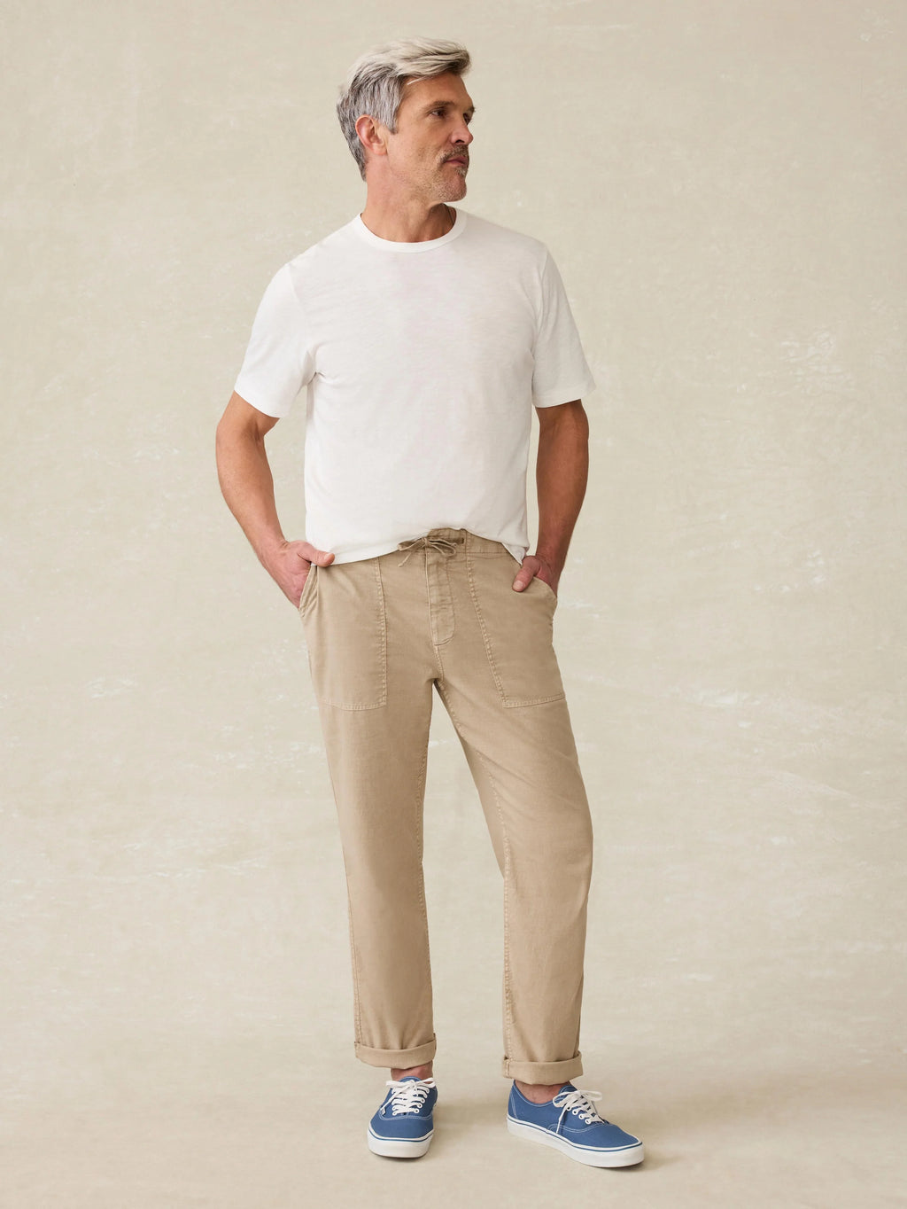 Sunwashed Regenerative Tee - White