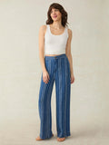 Sun Strider Linen Pant - Dockside Stripe