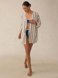 Rip Tide Coverup - Sandy Mixed Stripe