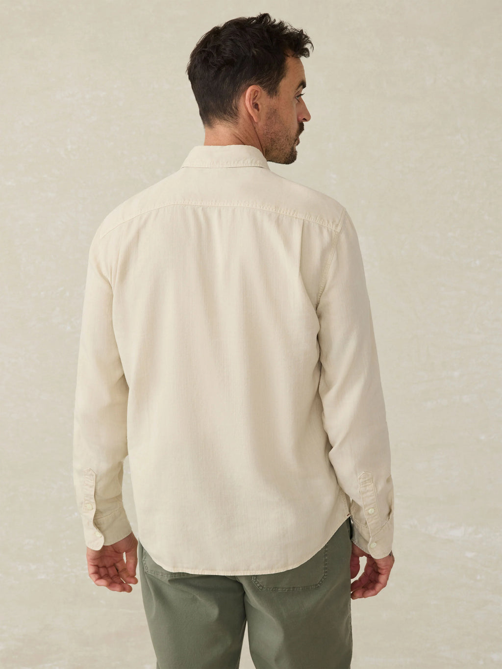 Tried & True Chambray Workshirt - Coastal Cream