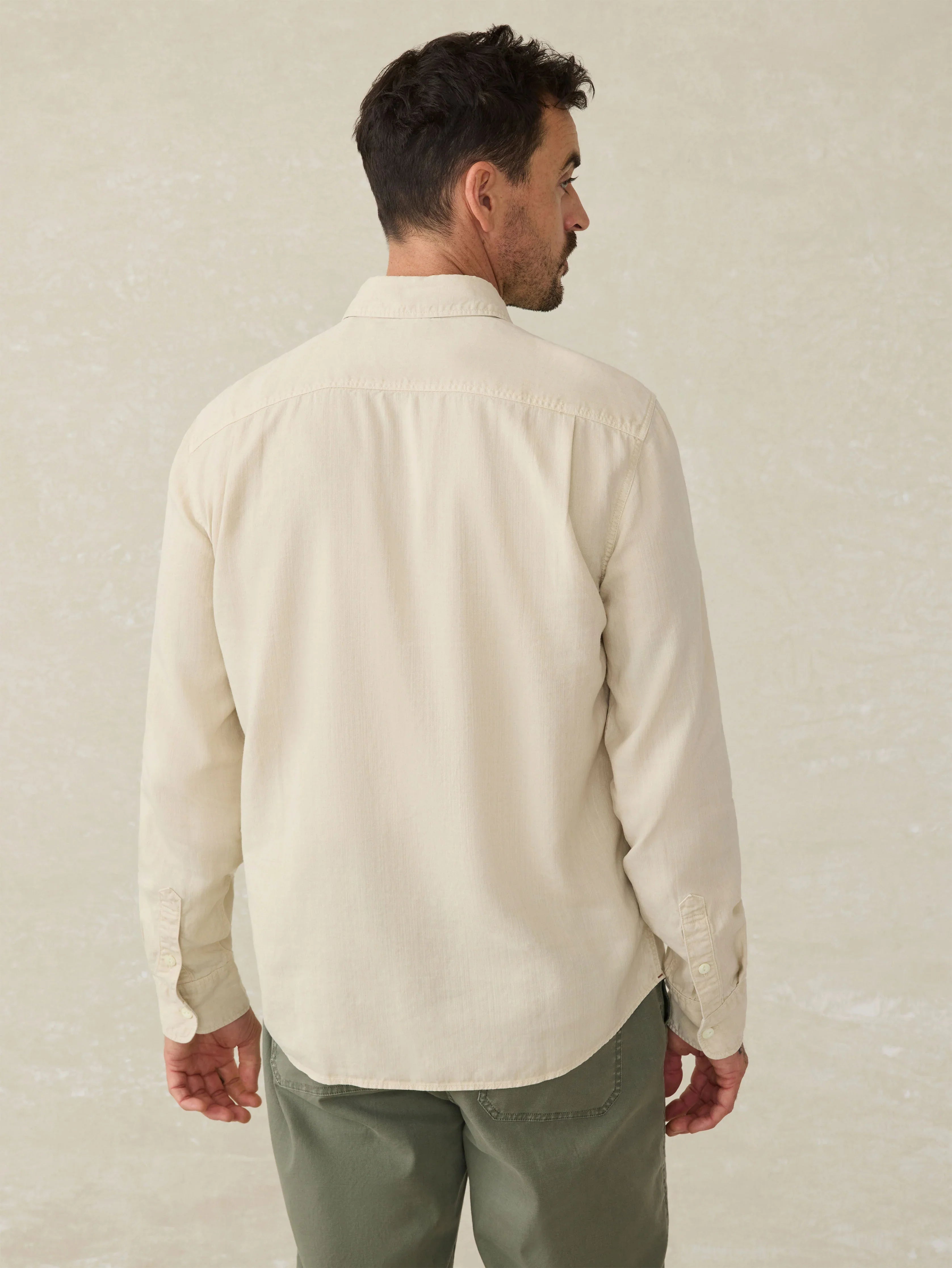 Tried & True Chambray Workshirt - Coastal Cream
