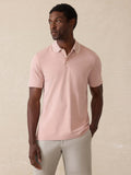 Short-Sleeve Movement Pique Polo - Sedona Melange