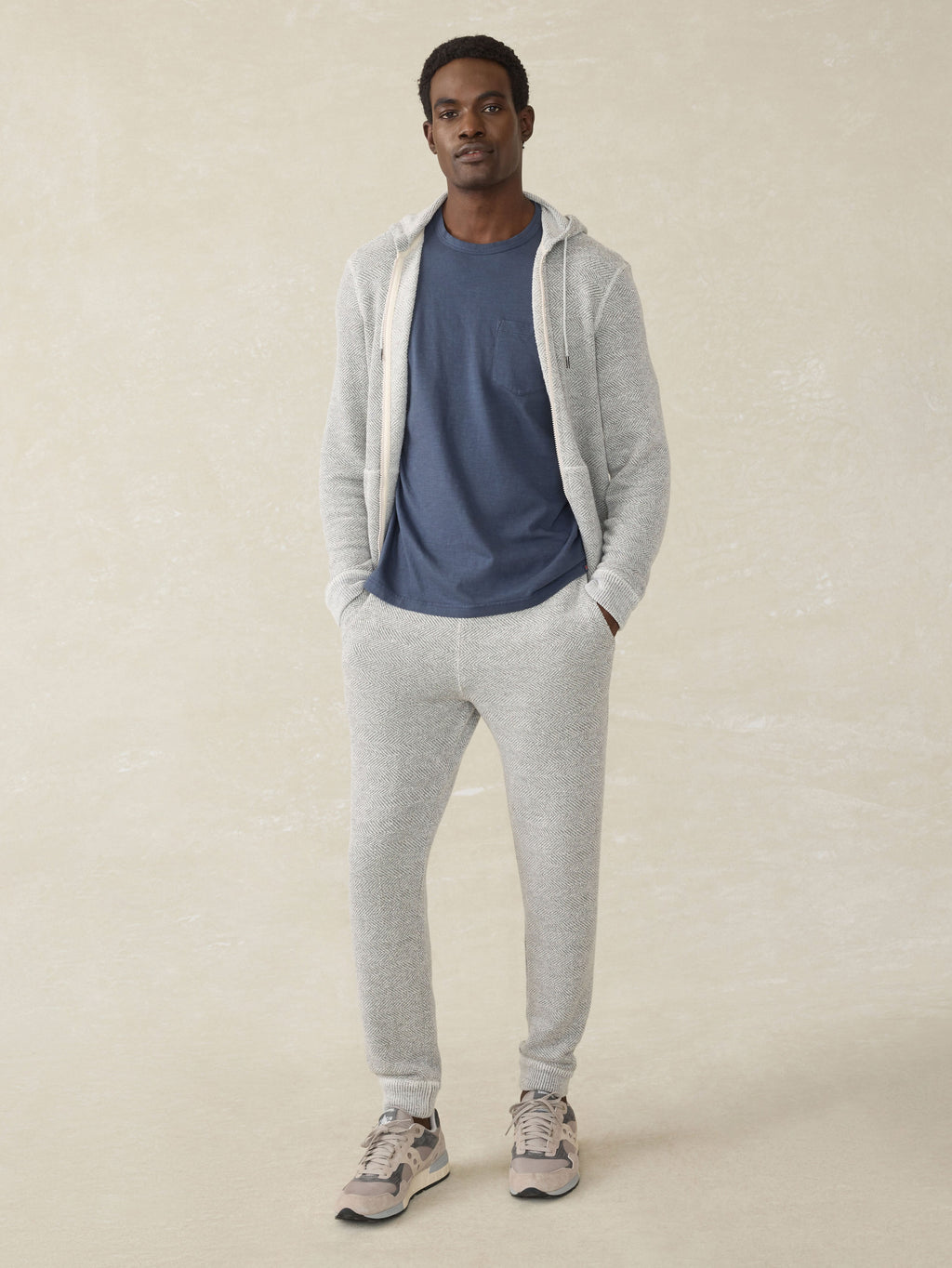 Whitewater Full Zip Hoodie - Grey Shell Loop