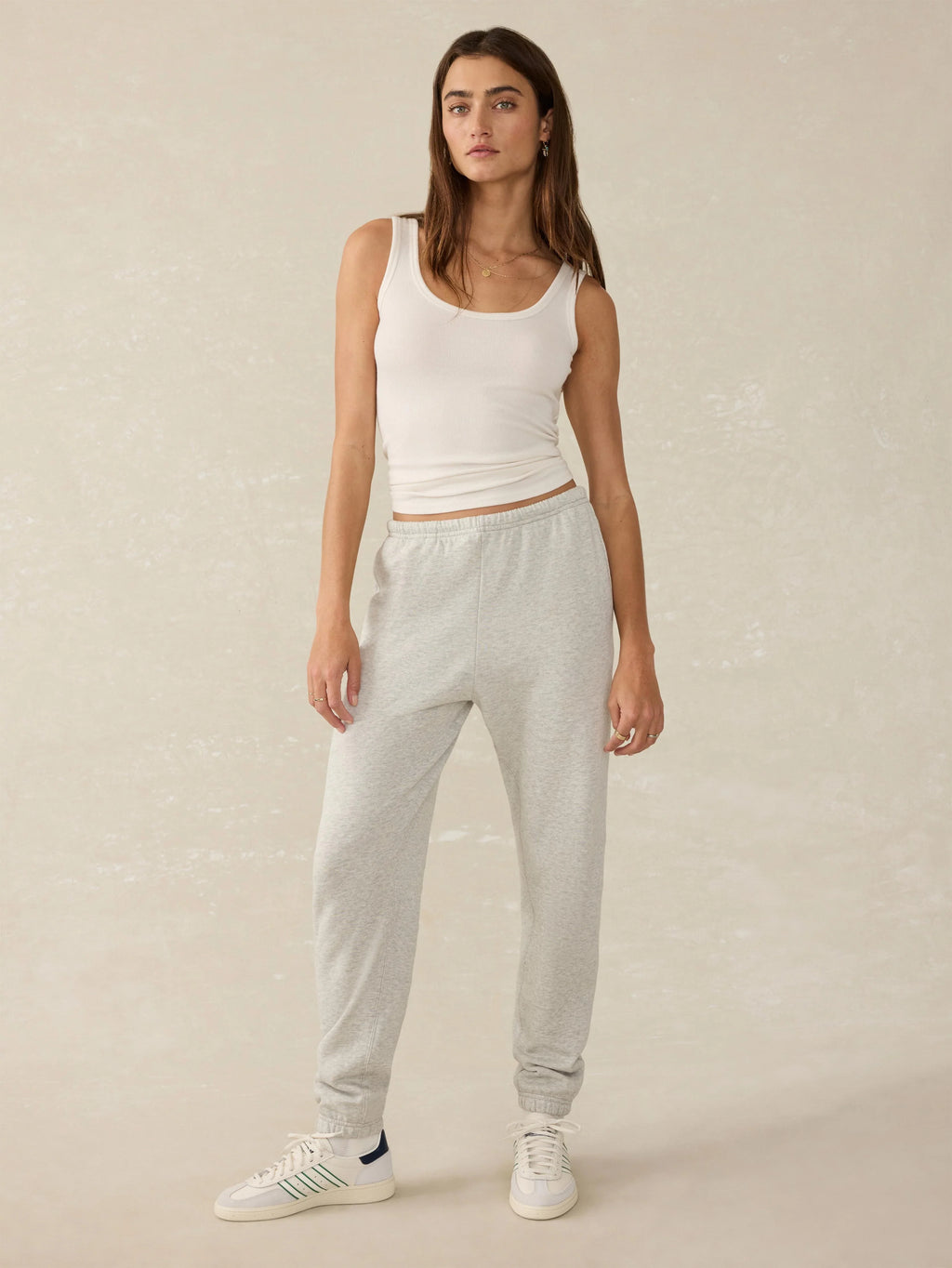 High Standard Fleece Sweatpant - Light Grey Heather