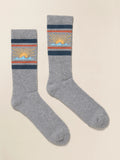 Sun And Waves™ Sock - New Grey