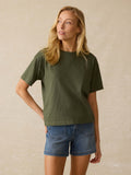 Sunwashed Regenerative Vintage Tee - Thyme