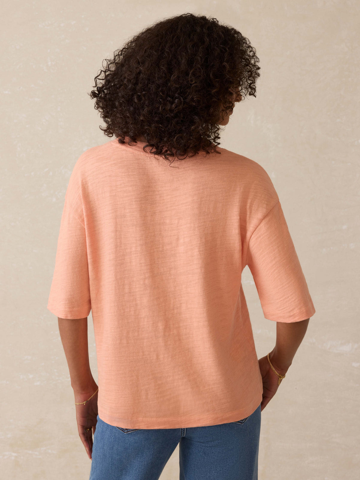 Sunwashed Midweight Organic Vintage Tee - Canyon Sunset