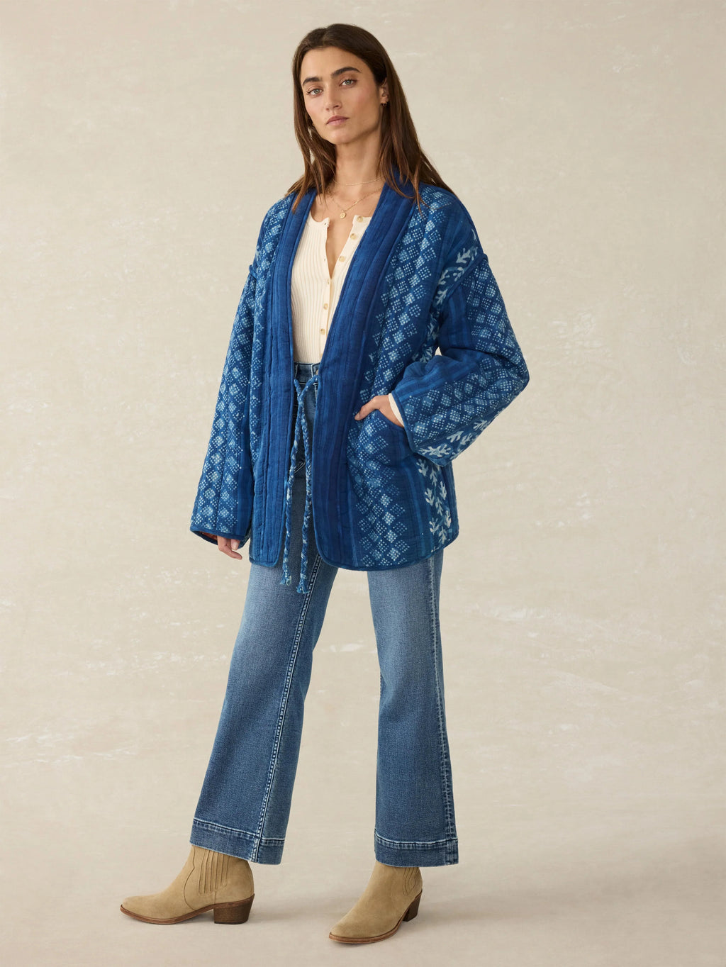 Sun Valley Quilted Jacket - Indigo Valley