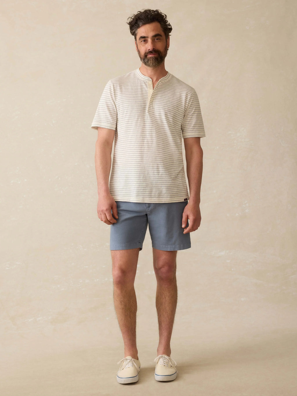 Essential Chino Short (8") - Flintstone