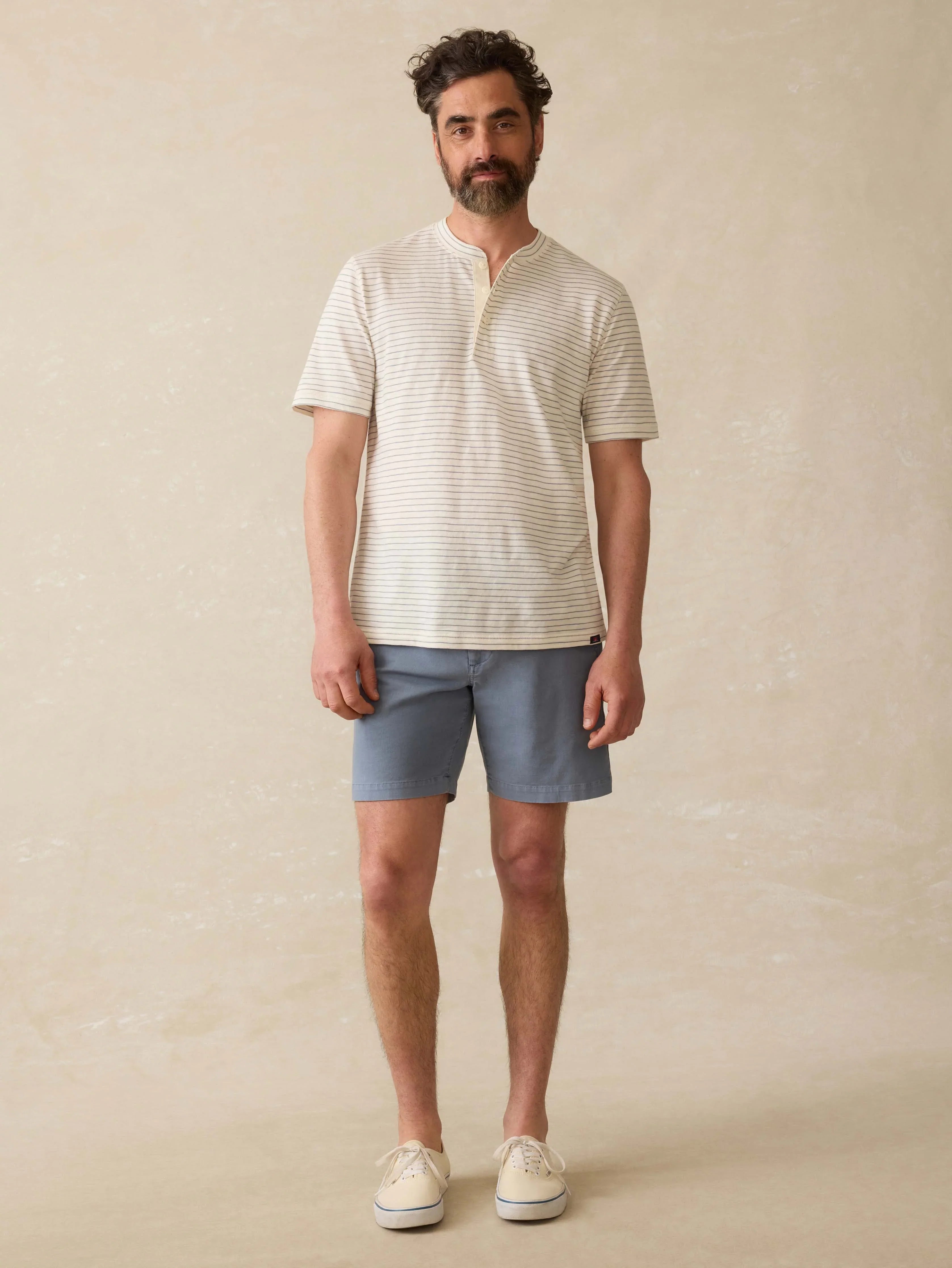 Essential Chino Short (8") - Flintstone