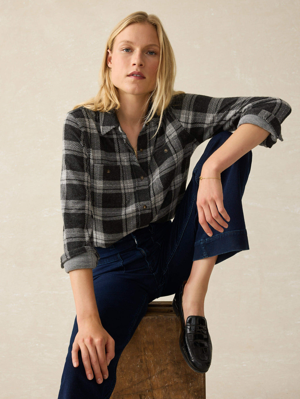 Legend™ Sweater Shirt - Ashby Plaid