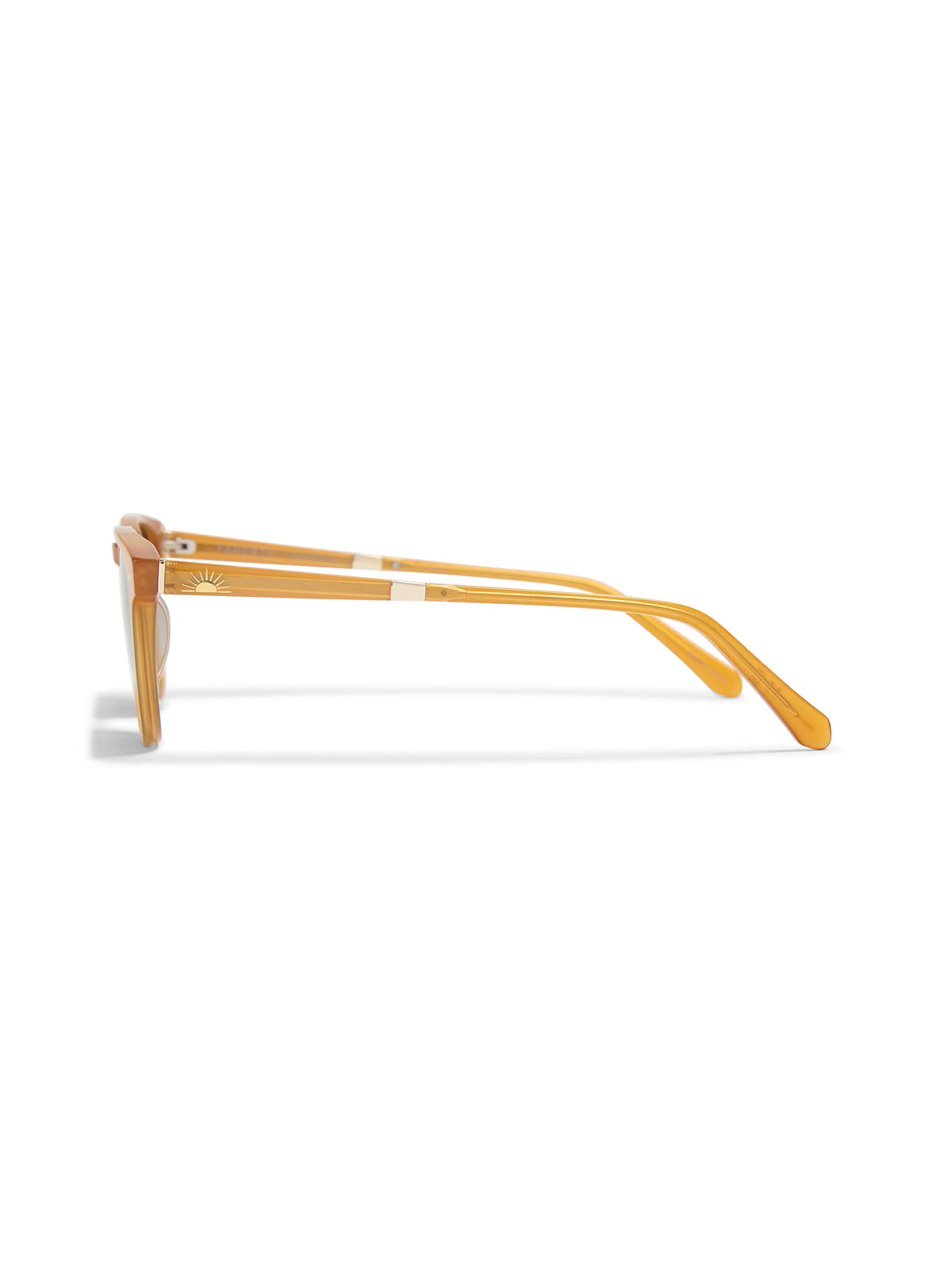 August Sunglasses - Milky Honey
