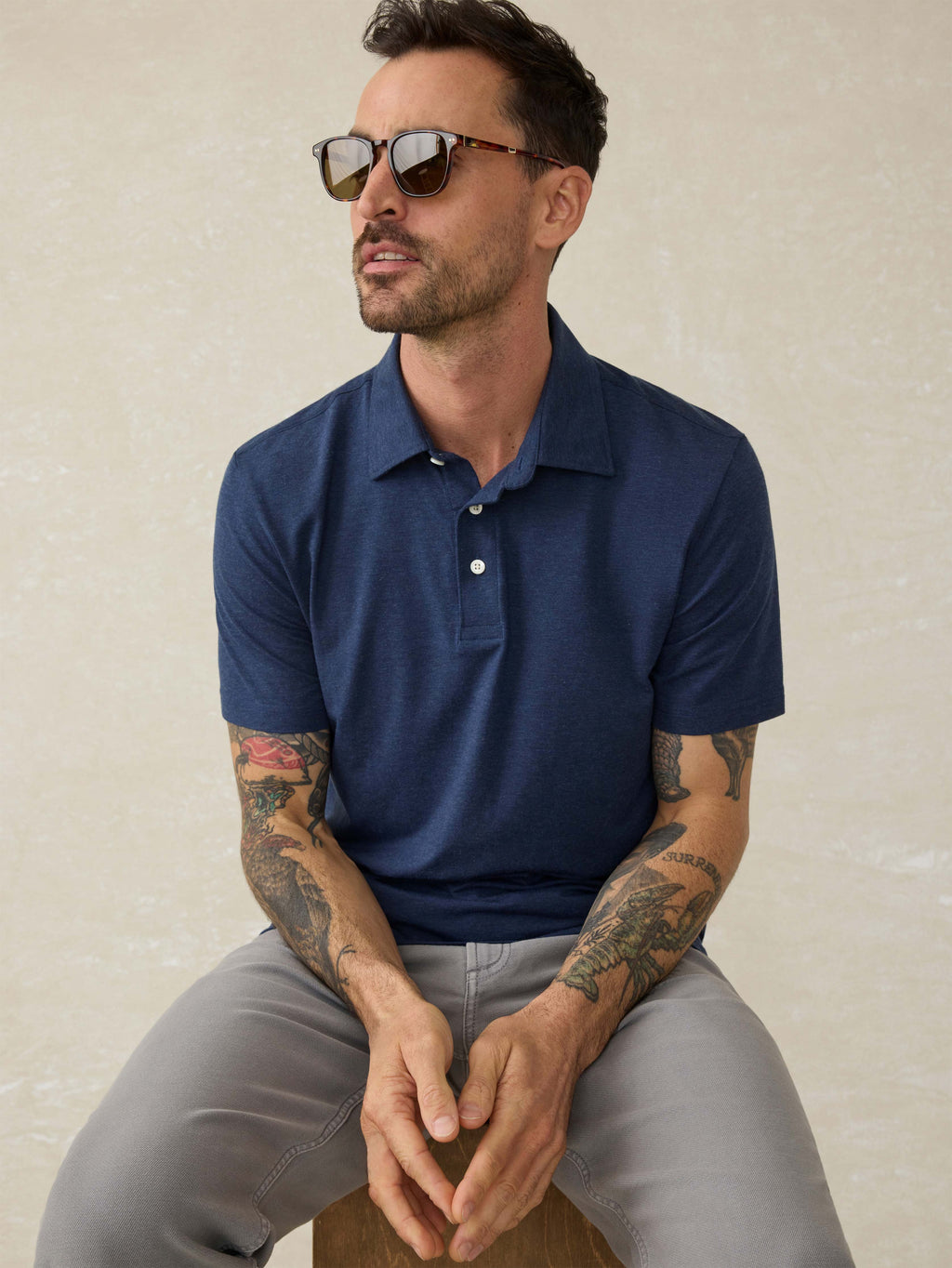 Short-Sleeve Movement™ Polo Shirt - Great Falls Heather