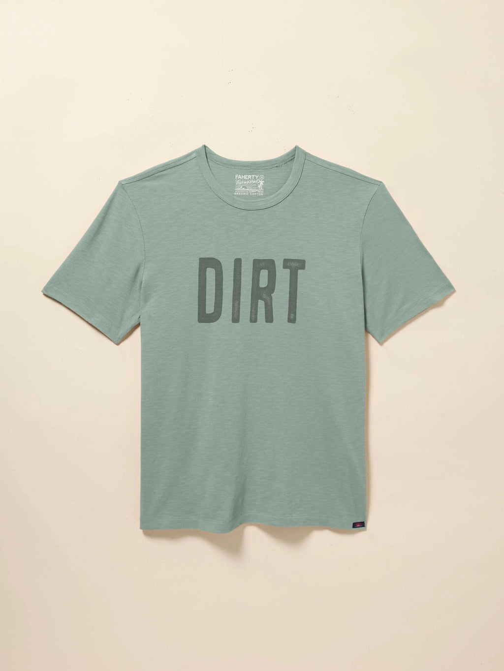 DIRT Sunwashed Regenerative Cotton Tee - Sage Creek