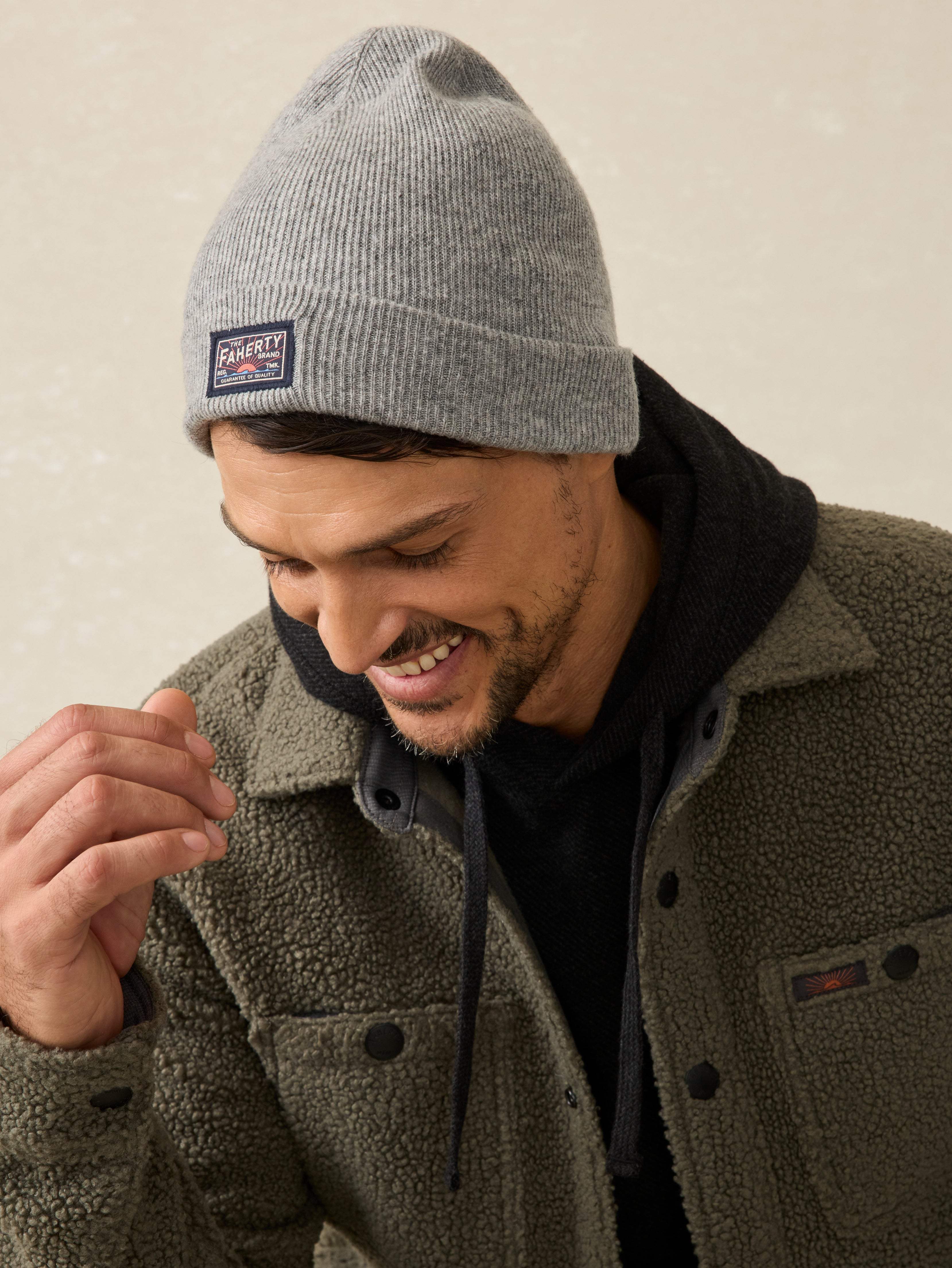 Logo Beanie - Grey Heather