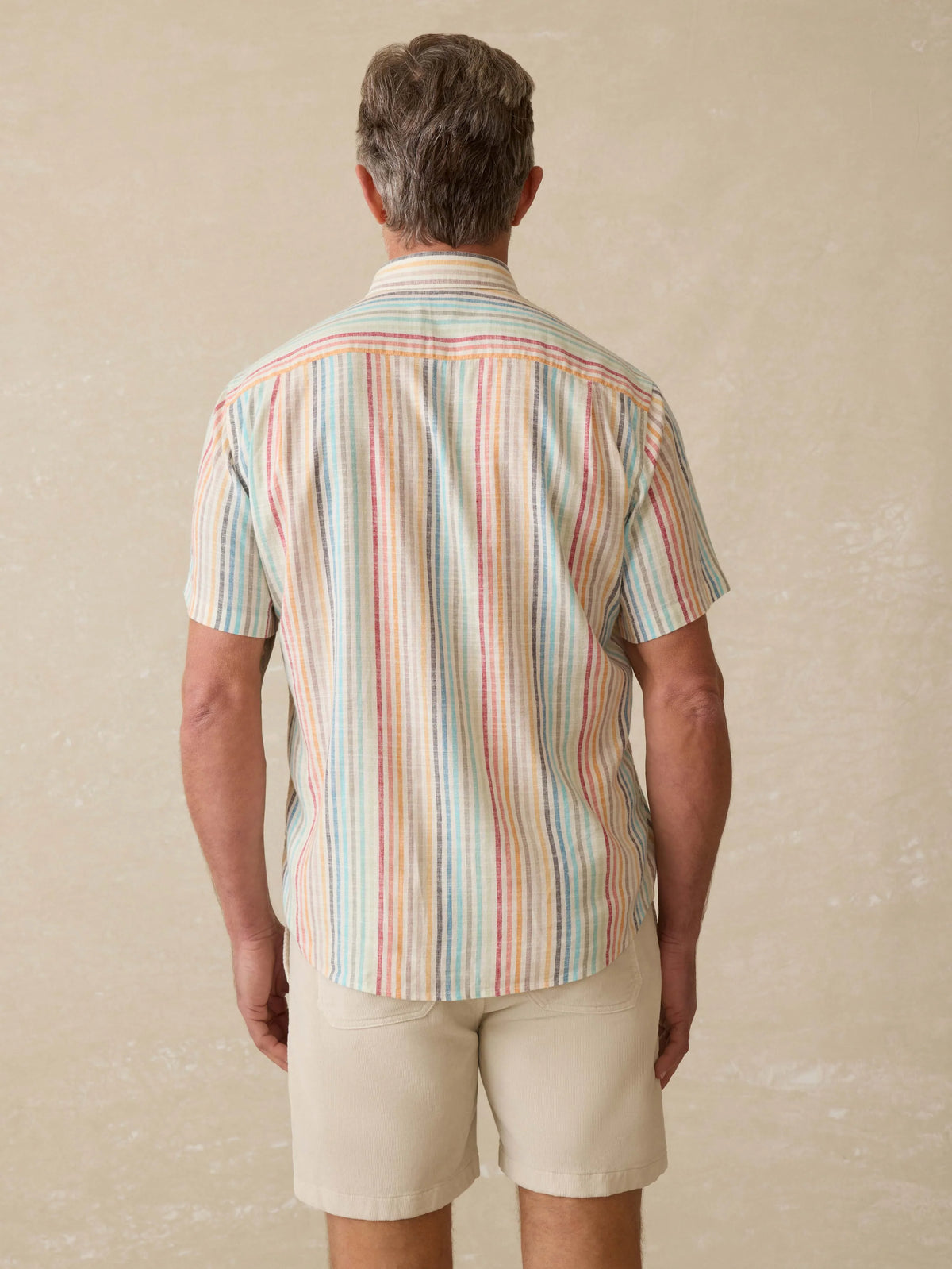 Short-Sleeve Breeze Shirt - Bay Reef Stripe