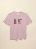 DIRT Sunwashed Regenerative Cotton Tee - Vista Plum