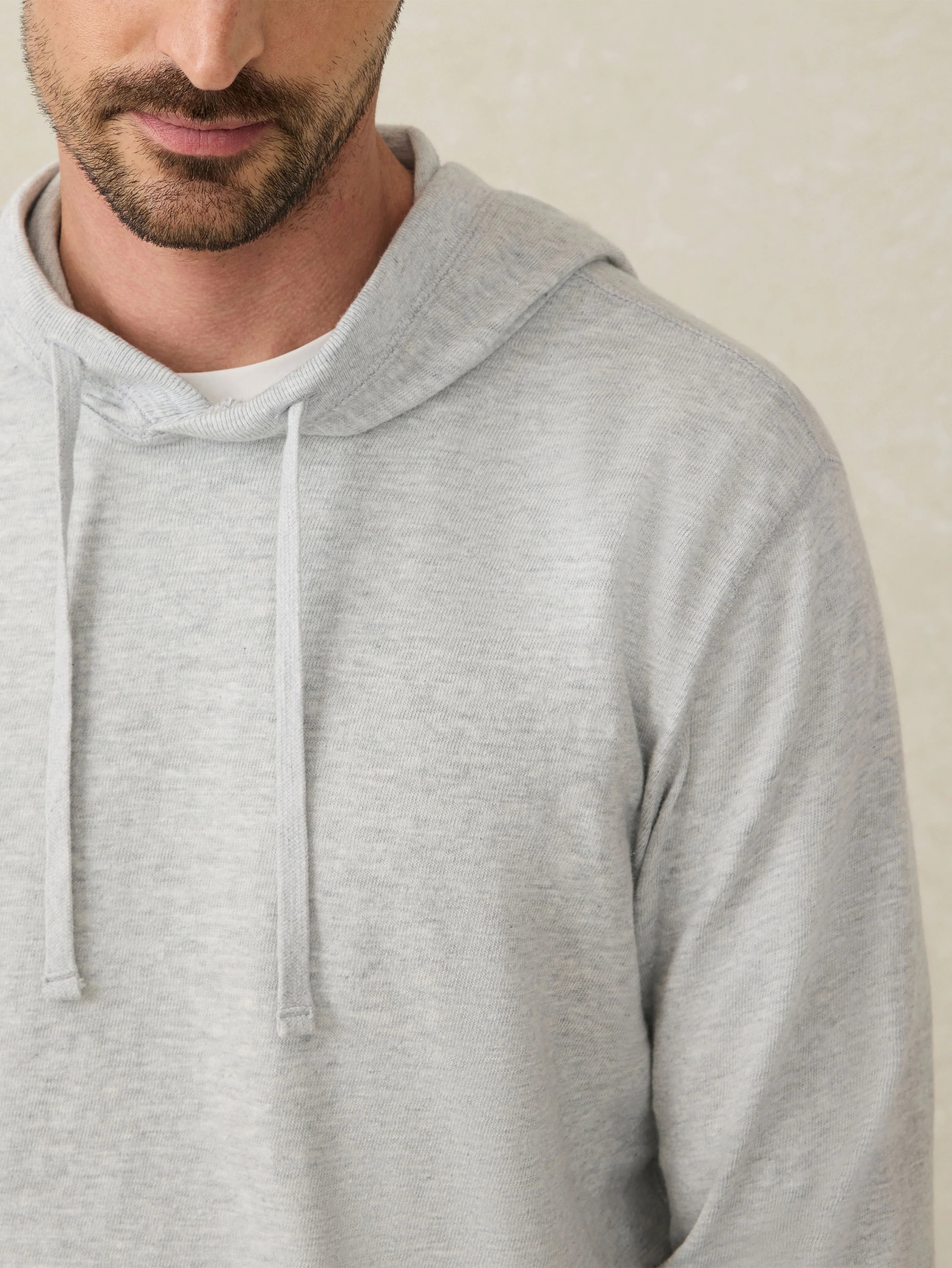 Sunwashed Midweight Organic Hoodie - Light Grey Heather