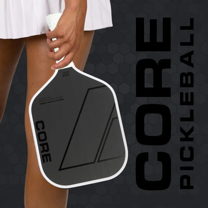 CORE Reaction Pro Pickleball Paddle | T700 Carbon Fiber Surface | MX-1000 (16mm)